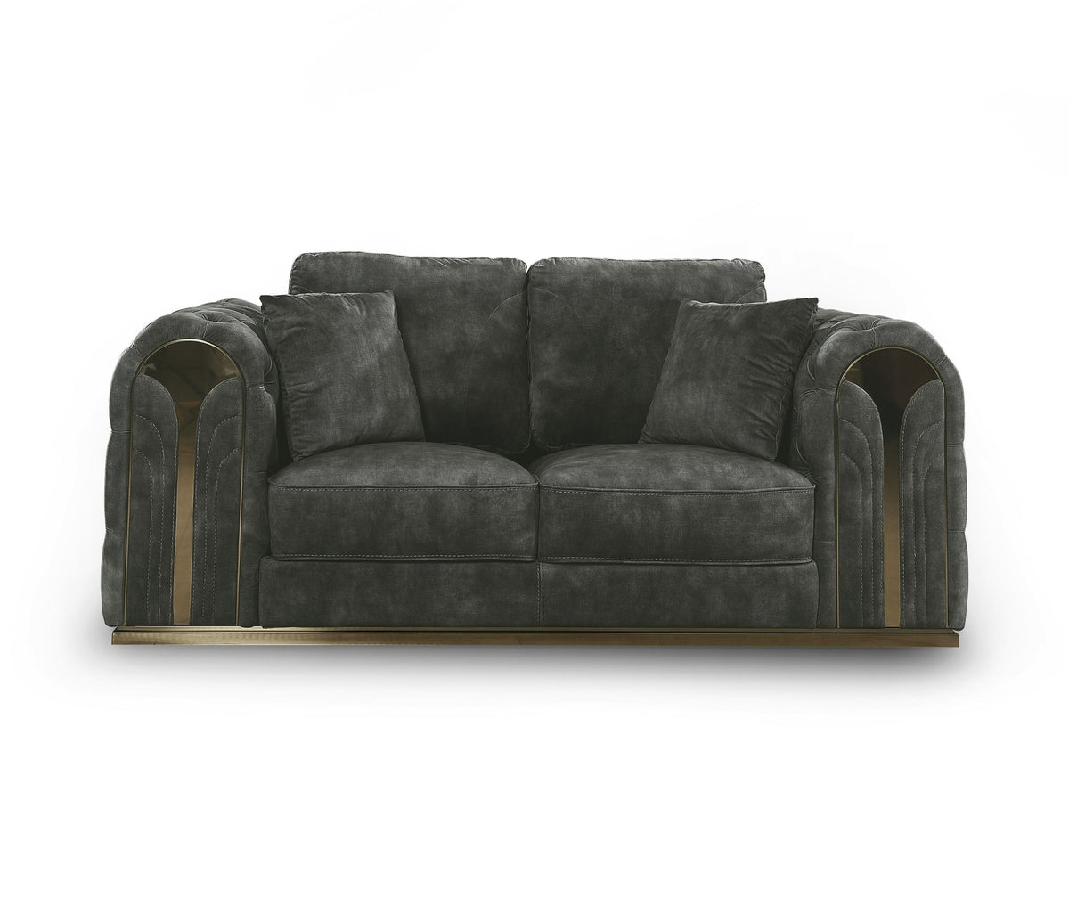 SOFA TRANSITIONAL VELVET 9368-VIG