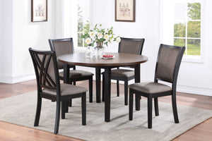 POTOMAC 48" ROUND DINING TABLE & 4 CHAIRS-NC