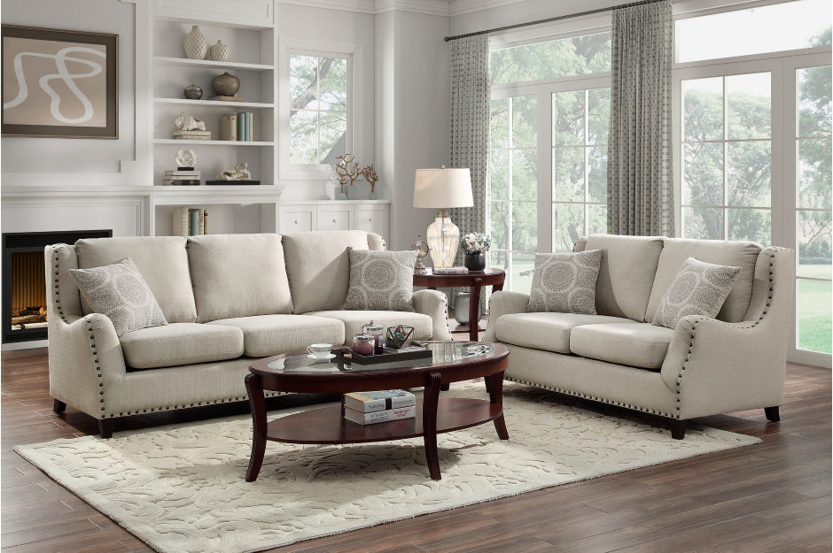 SOFA & LOVESEAT 9339BE-HE