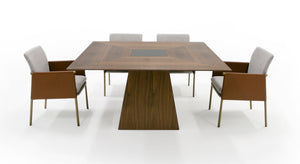 MODERN WALNUT DINING TABLE 1412-VIG