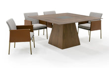 Load image into Gallery viewer, MODERN WALNUT DINING TABLE 1412-VIG