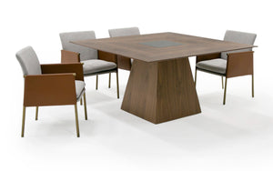 MODERN WALNUT DINING TABLE 1412-VIG