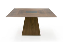 Load image into Gallery viewer, MODERN WALNUT DINING TABLE 1412-VIG