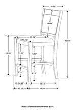 Load image into Gallery viewer, 5-piece Rectangular Dining Table Set Walnut 115208-S5 CST