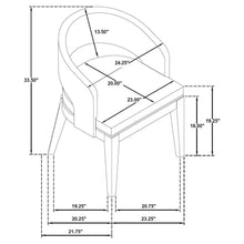 Load image into Gallery viewer, 5-piece Round Dining Table Set Burnished Black 115390-S5A CST