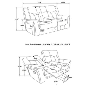 POWER MOTION SOFA AND LOVESEAT 650354-S2-COA