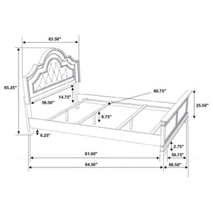 4PCS QUEEN BEDROOM SET /222891Q-S4-COA