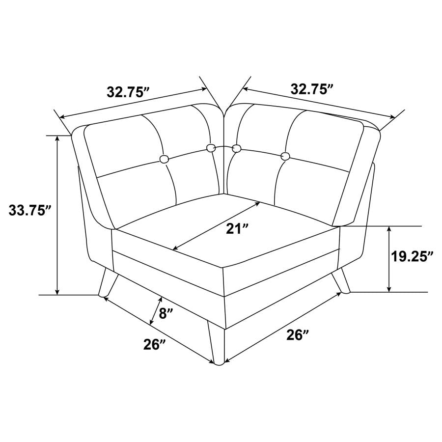 SECTIONAL 6PCS 551301-COA