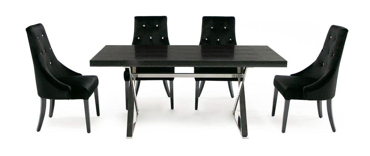 STAINLESS STEEL DINING TABLE 815-180-VIG