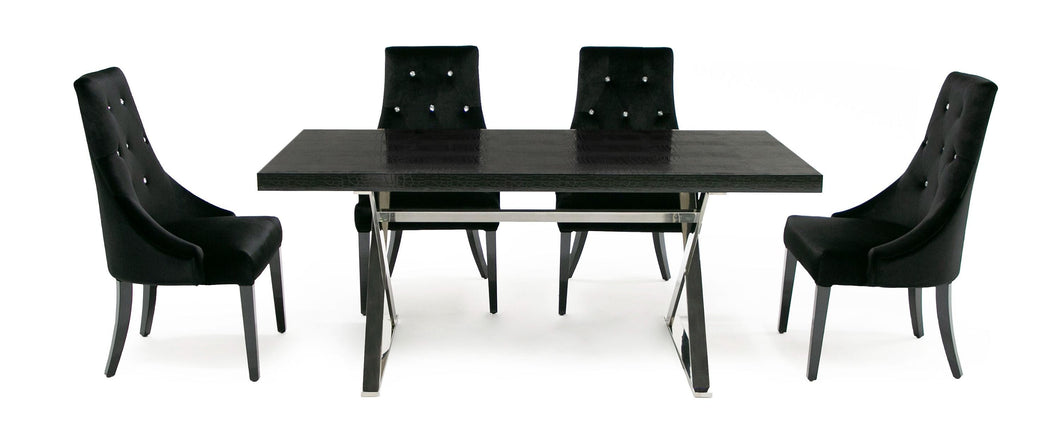 STAINLESS STEEL DINING TABLE 815-180-VIG