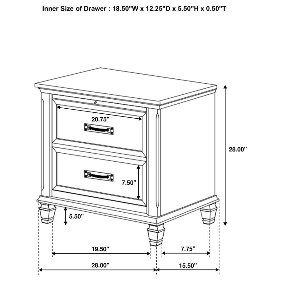 4PCS QUEEN BEDROOM SET /205330Q-S4