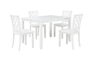 TRELLIS 5 PC DINING SET, TABLE & 4 CHAIRS-NC