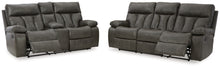 Load image into Gallery viewer, POWER RECLINING SOFA AND LOVESEAT 1480189/94-ASH