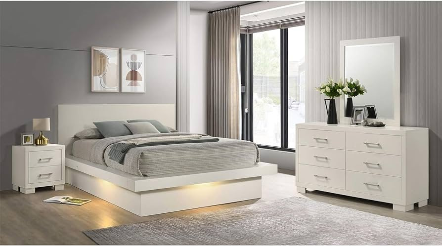 4PCS QUEEN BEDROOM SET /202990Q-S4-COA