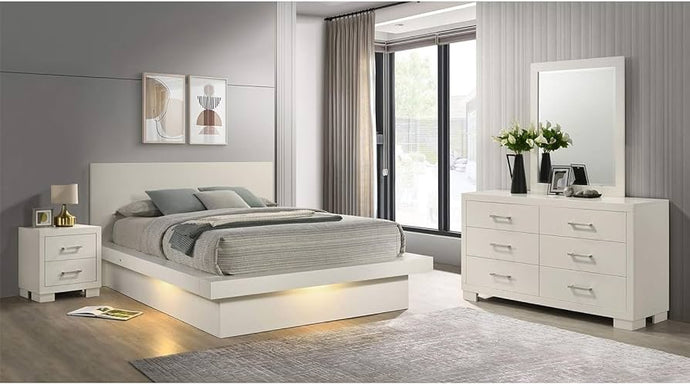 4PCS QUEEN BEDROOM SET /202990Q-S4-COA