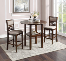 Load image into Gallery viewer, GIA 42&quot; COUNTER DROP LEAF TABLE W/2 CHAIRS-NC