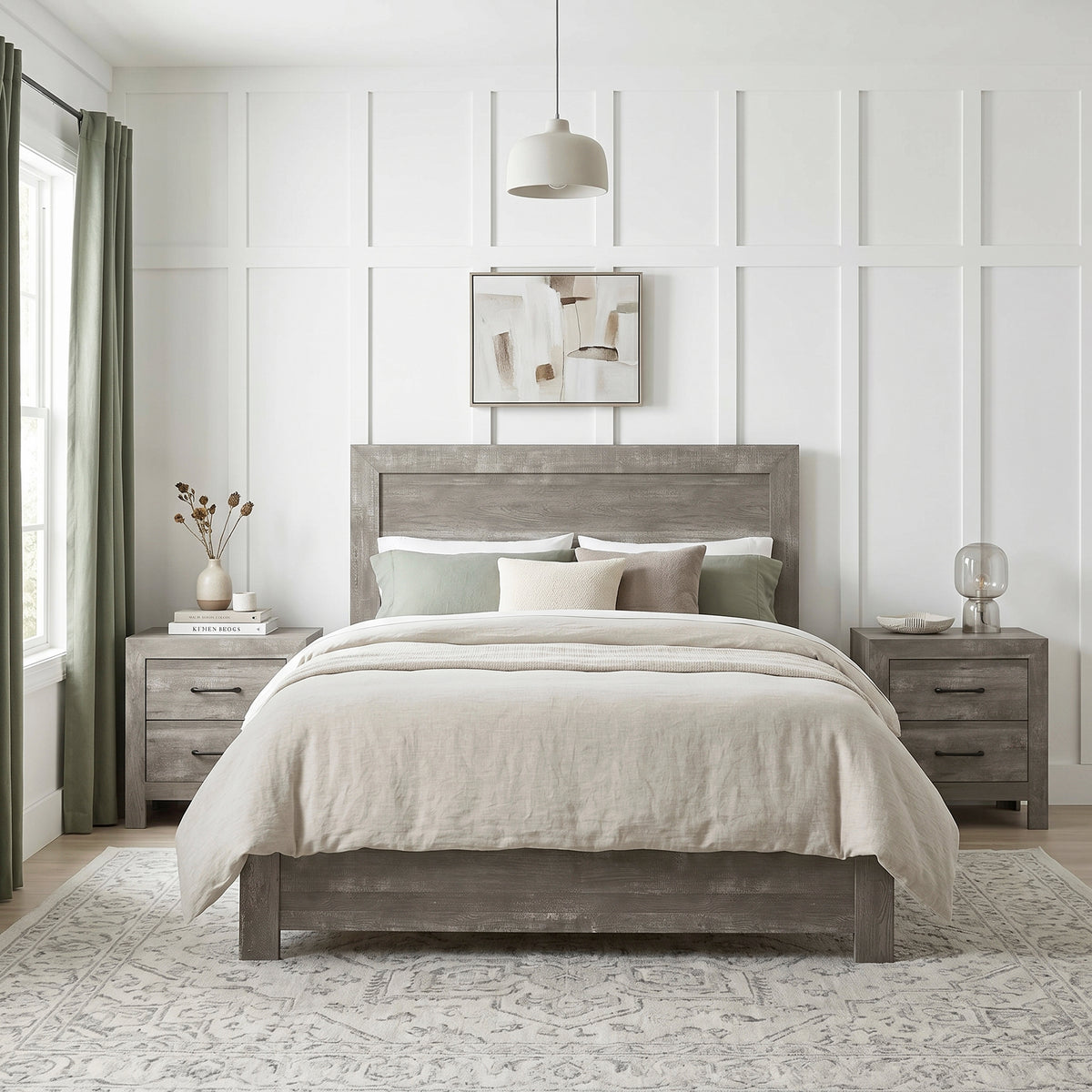 Queen Bed frame 1534GY-1 HME