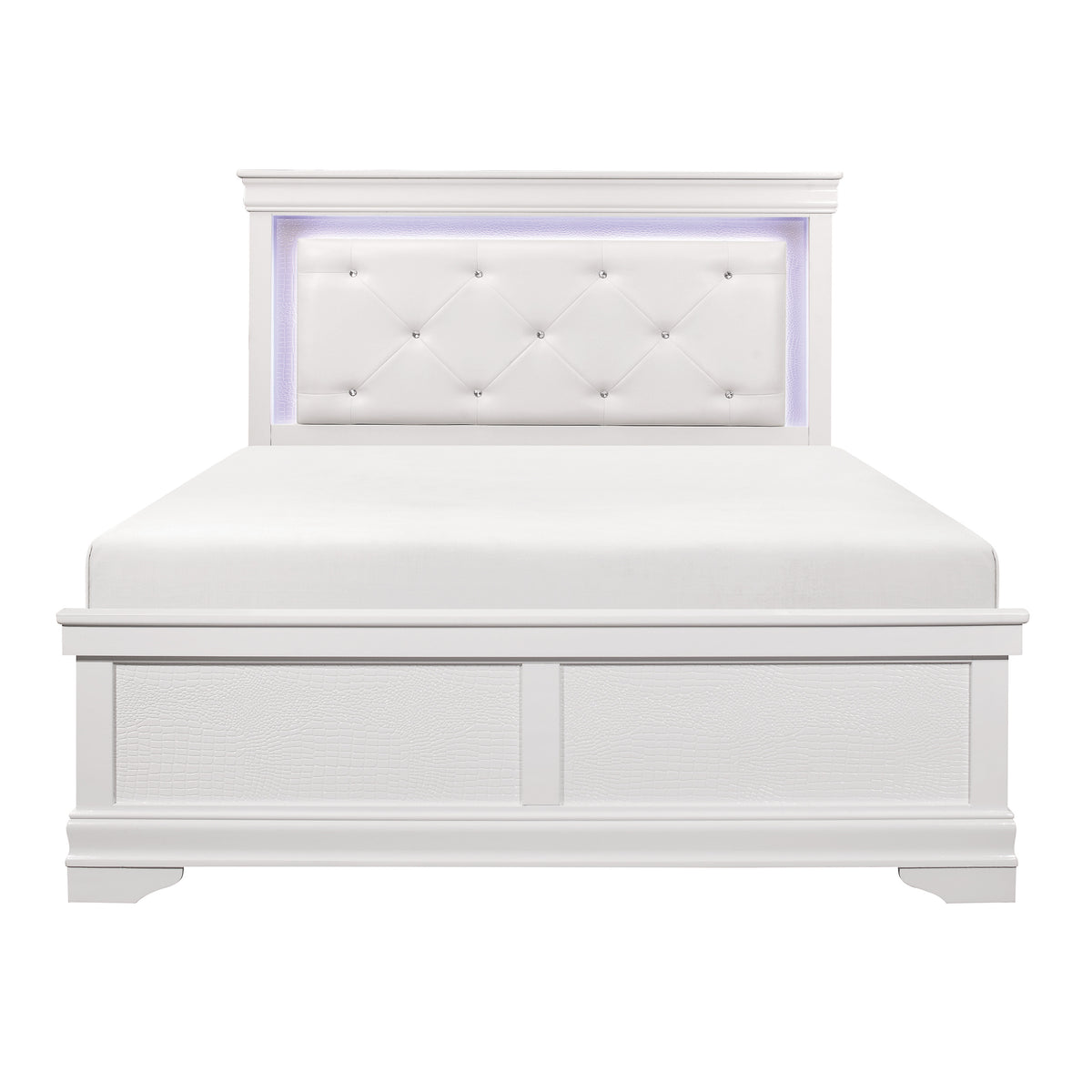 Queen Bed with LED Lighting 1556W-1 HME
