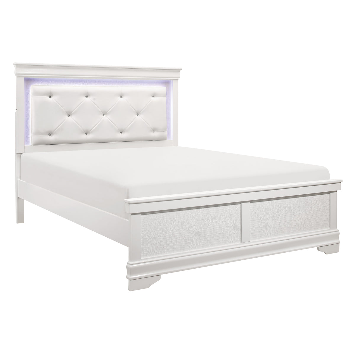 Queen Bed with LED Lighting 1556W-1 HME