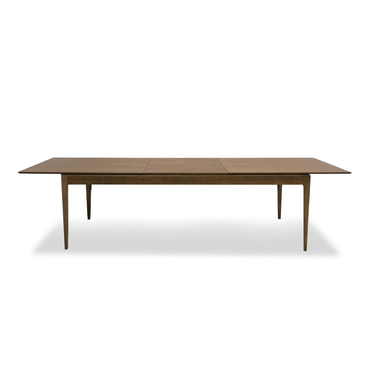 MODERN BROWN OAK EXTENDABLE DINING TABLE 1256-VIG