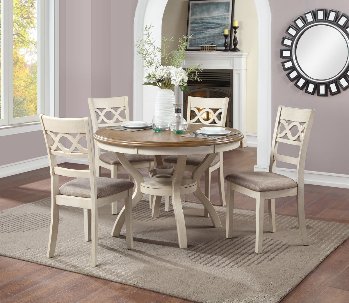 CORI ROUND DINING 5 PC SET-NC