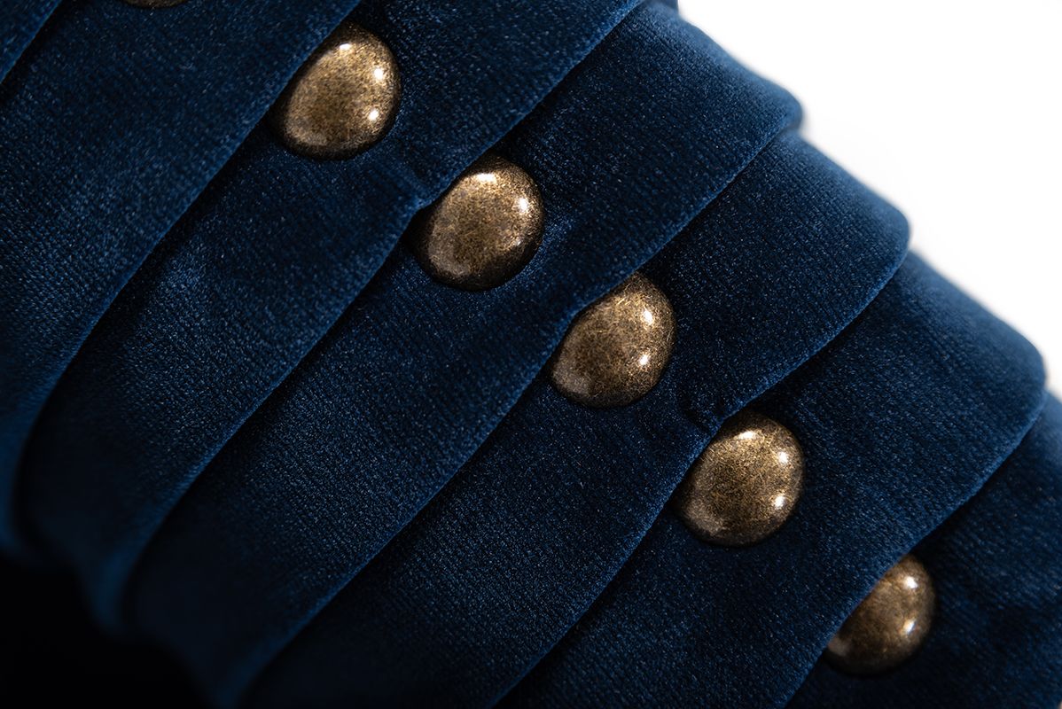 MODERN BLUE VELVET SOFA 1811-VIG