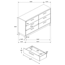 Load image into Gallery viewer, 4PCS QUEEN BEDROOM SET /204351Q-S4-COA