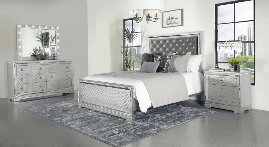 4PCS QUEEN BEDROOM SET /223461Q-S4-COA