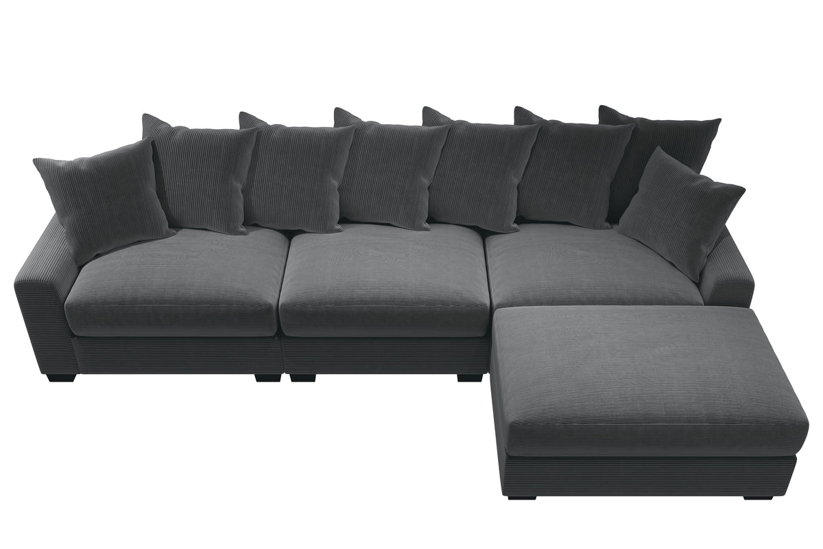 4-Pc Set - Dark Gray