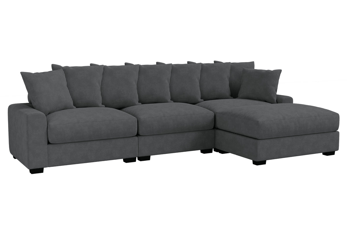 4-Pc Set - Dark Gray