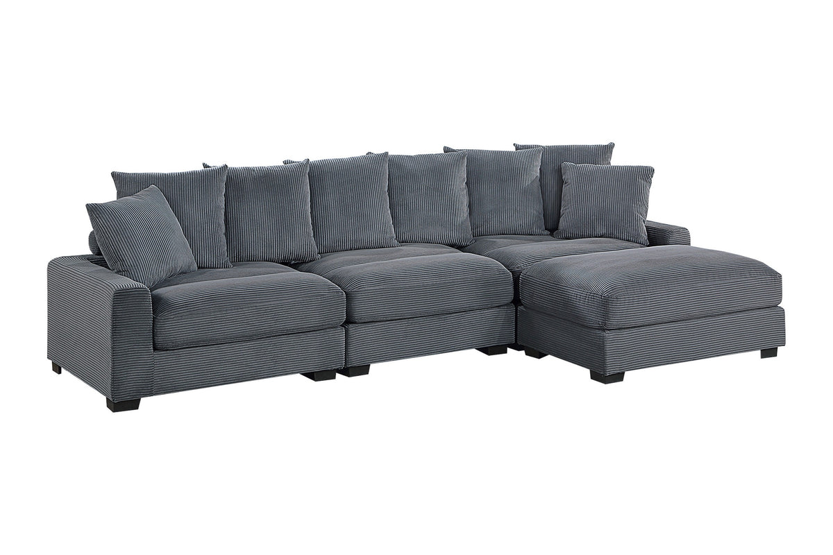 4-Pc Set - Dark Gray