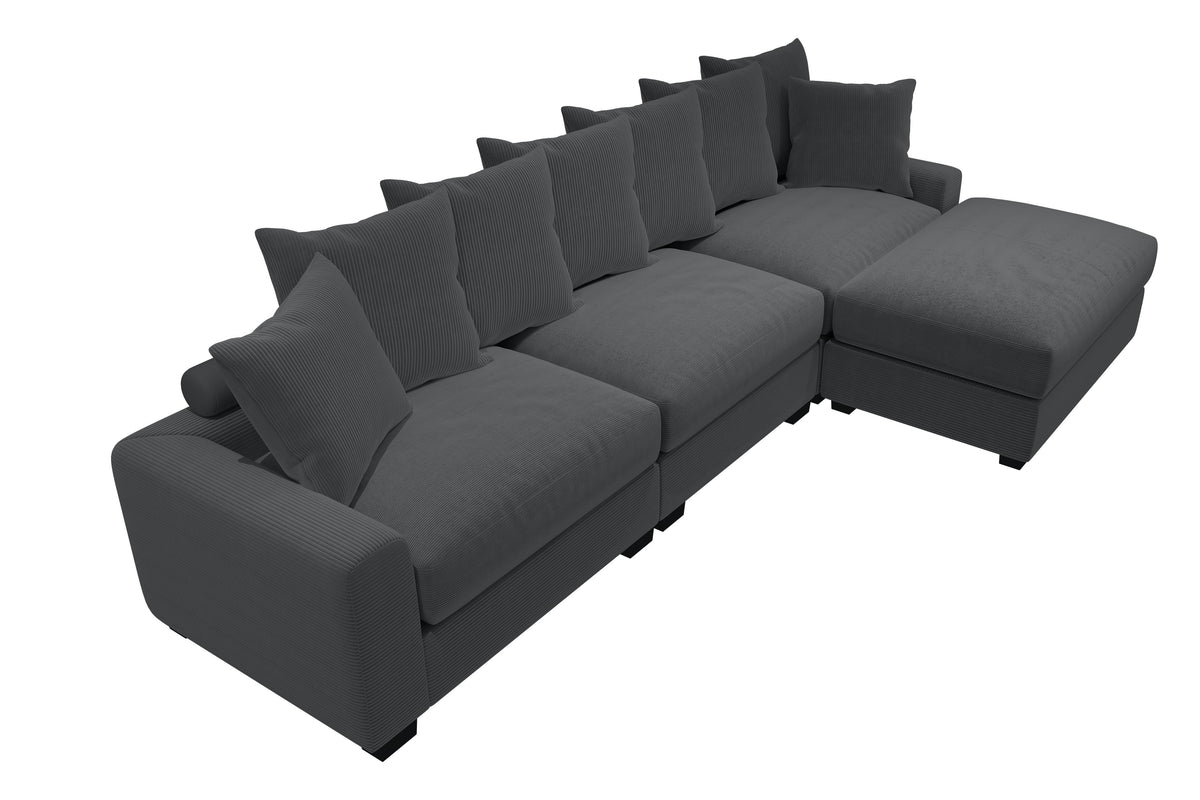4-Pc Set - Dark Gray