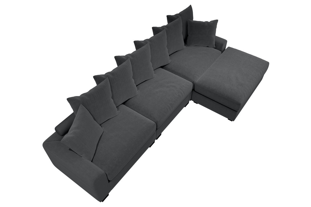 4-Pc Set - Dark Gray