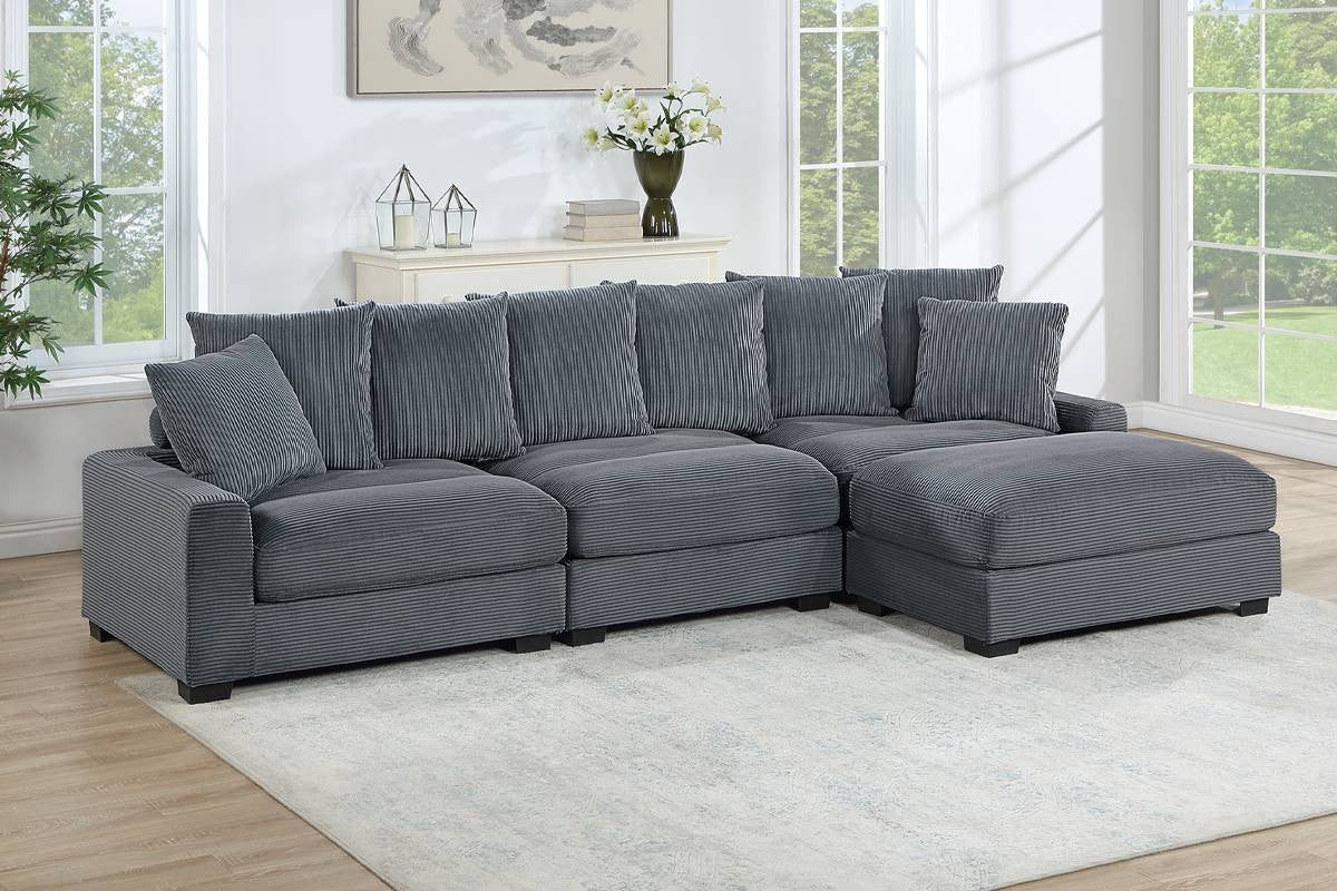 4-Pcs Modular Set - Dark Gray