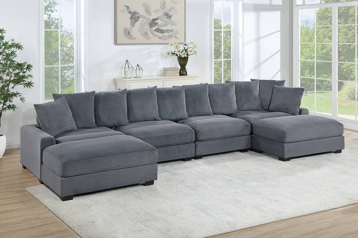 6-Pcs Modular Set - Dark Gray