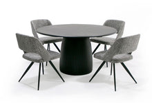 Load image into Gallery viewer, BLACK OAK ROUND DINING TABLE 3630-VIG