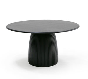 BLACK OAK ROUND DINING TABLE 3630-VIG