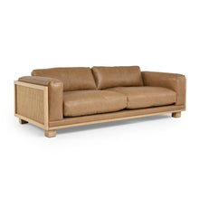 Load image into Gallery viewer, SOFA MODERN TAN LEATHER 8036-VIG