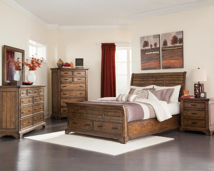 4PCS QUEEN BEDROOM SET /203891Q-S4-COA