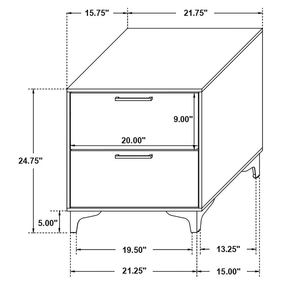 4PCS QUEEN BEDROOM SET /224451Q-S4-COA