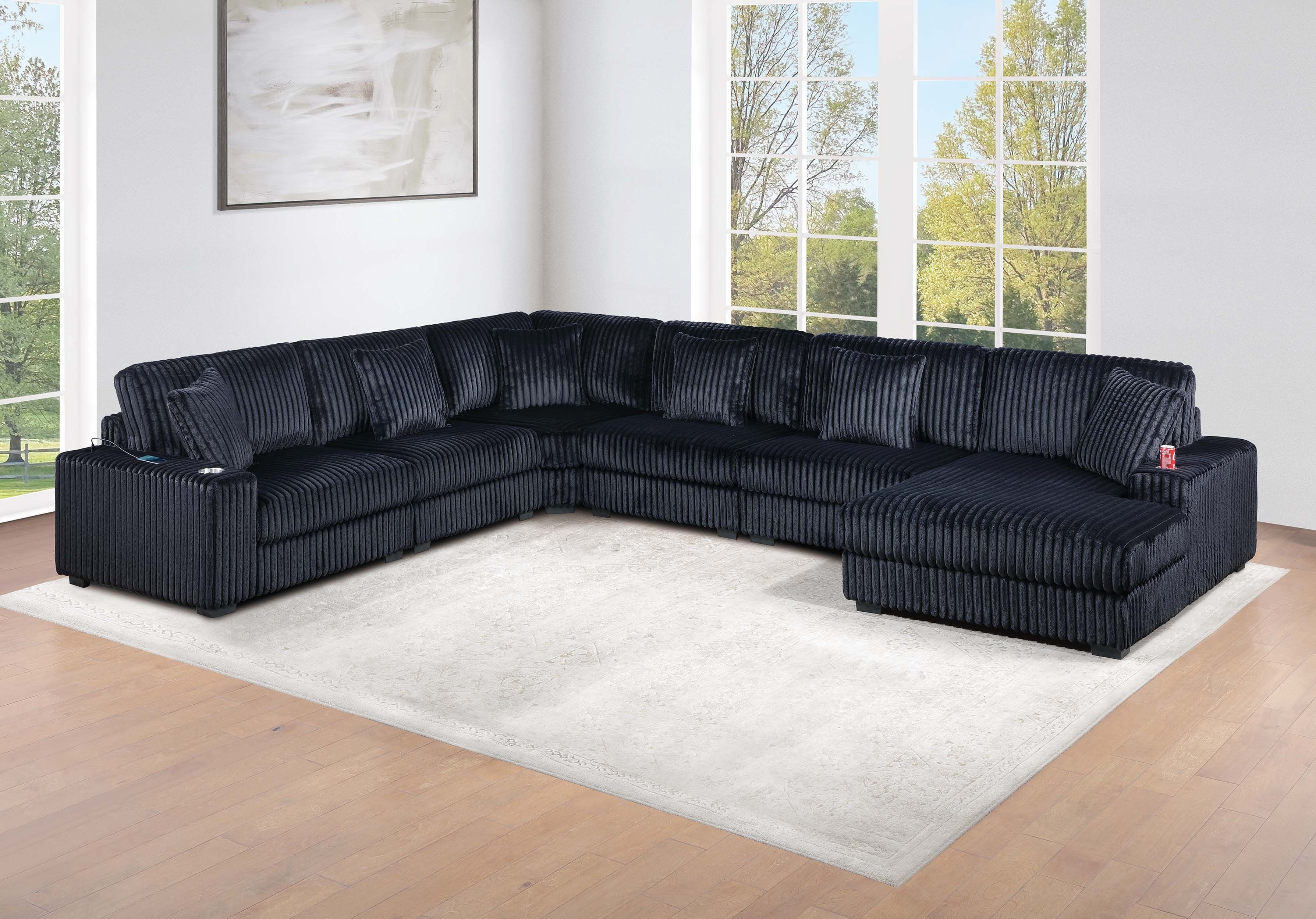 6-Piece Modular Set - Black