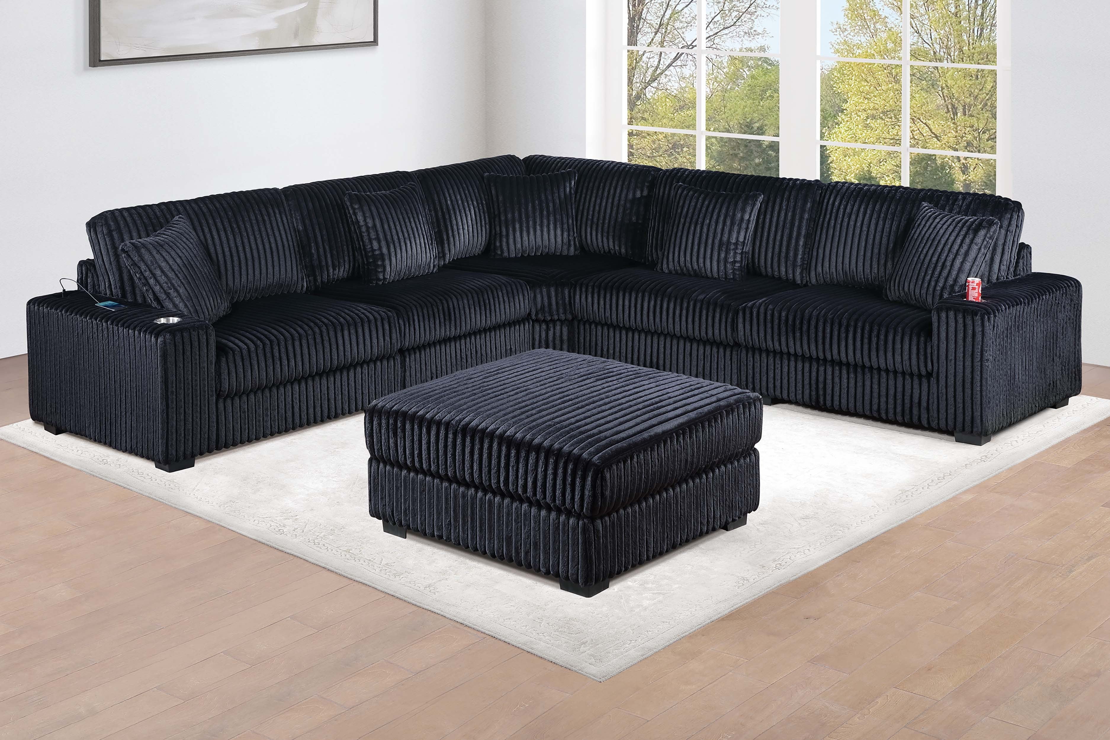 6-Piece Modular Set - Black