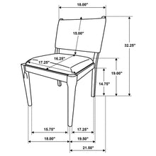 Load image into Gallery viewer, 5-piece Round Wood Dining Room Table Set Brown 193660-S5 CST
