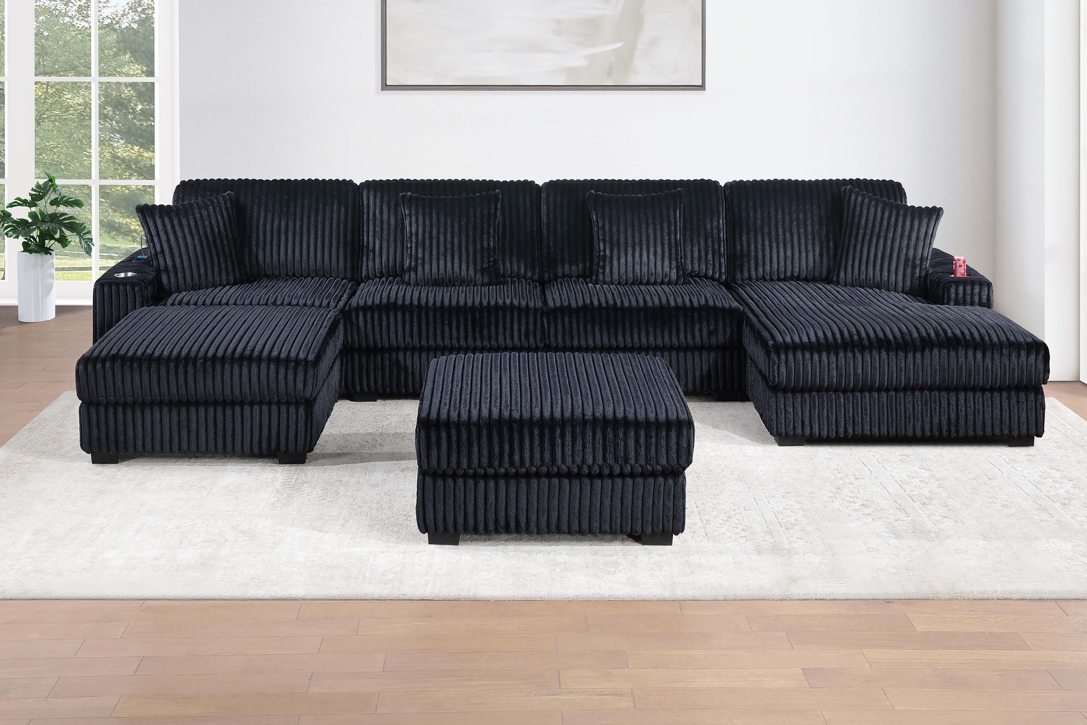6-Piece Modular Set - Black