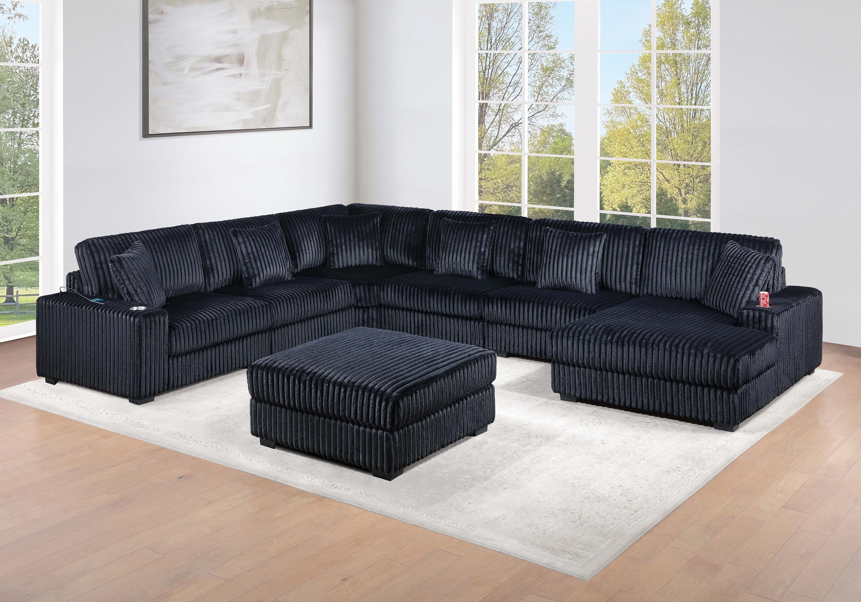 7-Piece Modular Set - Black