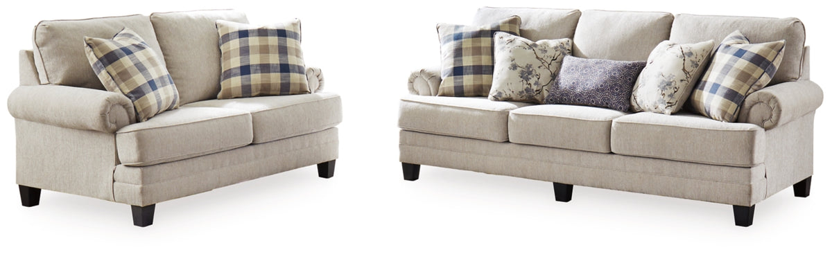 SOFA AND LOVESEAT 1950435/38-ASH