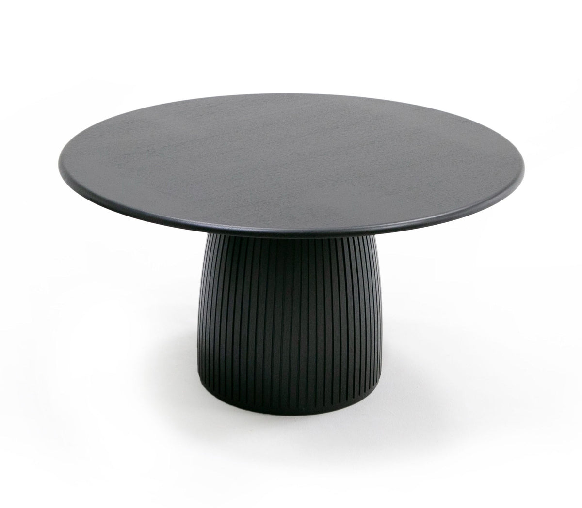 BLACK OAK ROUND DINING TABLE 3630-VIG