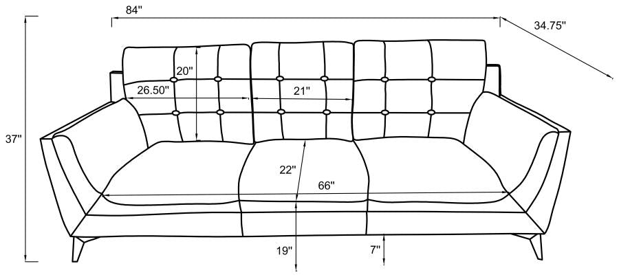 SOFA AND LOVESEAT 511131-S2-COA