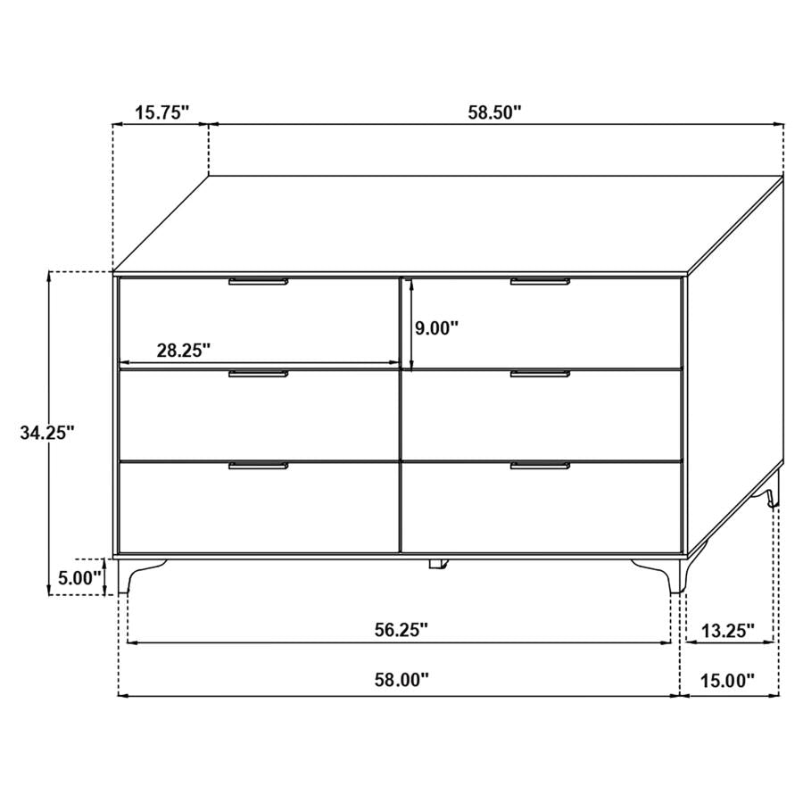 4PCS QUEEN BEDROOM SET /224451Q-S4-COA