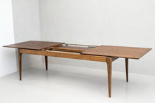 Load image into Gallery viewer, MODERN BROWN OAK EXTENDABLE DINING TABLE 1256-VIG